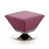 Purple/Polished Chrome Faux Leather