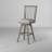 Camacho Swivel Upholstered Linen Blend Counter Stool-1533009799