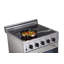 Prestige 23.5" 4 element 2.3 cu. ft. Freestanding Electric Glass Top Range with Convection Oven