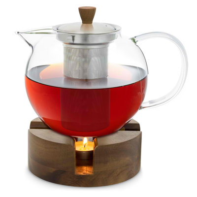 Klarstein 1.3ml Glass Solid Colour Teapot