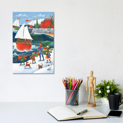 Christmas By The Sea by Peter Adderley - Wrapped Canvas Gallery-Wrapped Canvas Giclée