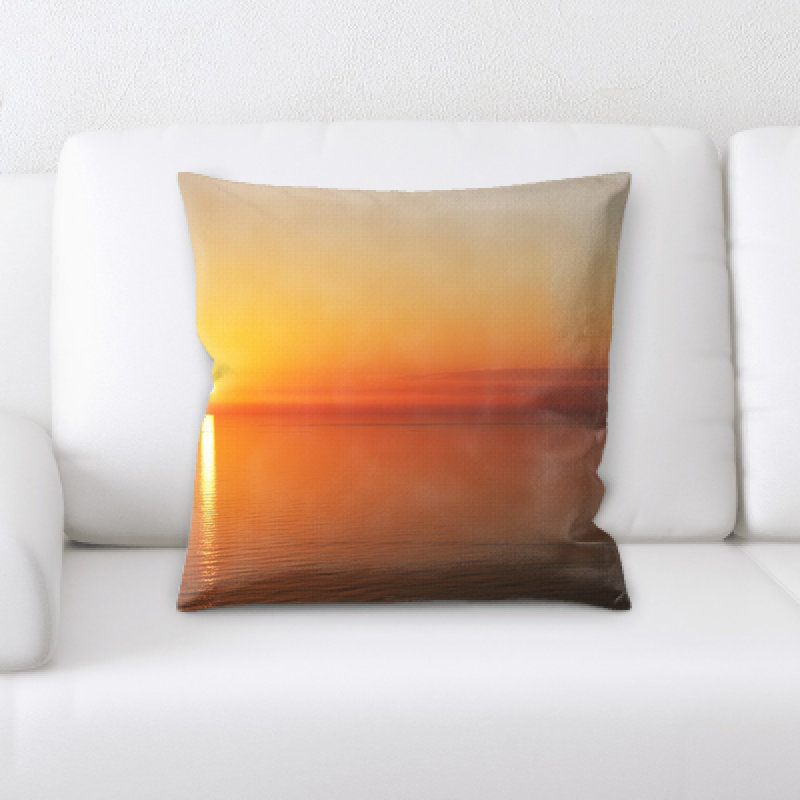 Coussin coucher de soleil