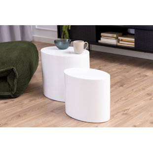 Burmaster Drum End Table Set