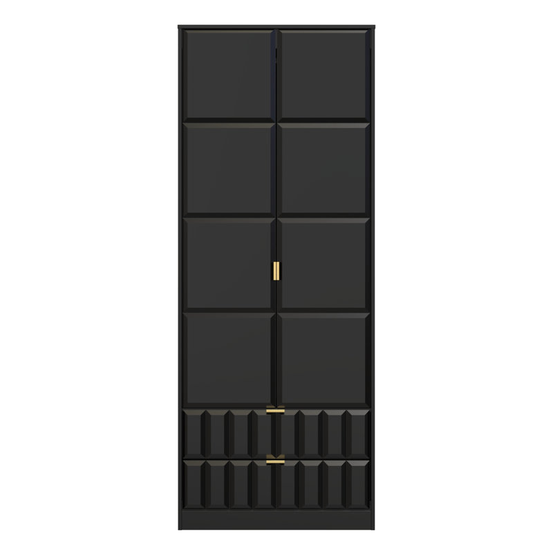 Alcimon 2 Door 2 Drawer Wardrobe