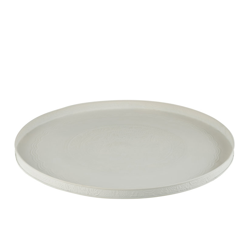 Aaira Decorative Tray, White