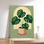 Impression sur toile, art mural Monstera-1908322467