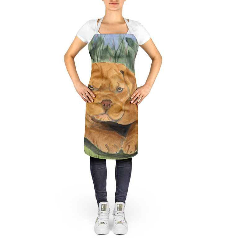 No Pattern Bib Apron