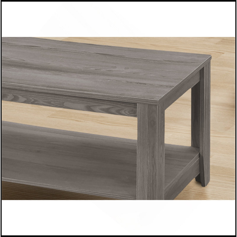 Ensemble de table, ensemble de 3 pièces, café, bout, côté, décor, salon, stratifié gris, transitionnel