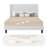 Modern Tufted Velvet Upholstered Bed With Charging Station & Storage Shelf ,No Box Spring Needed-52729267-52729268