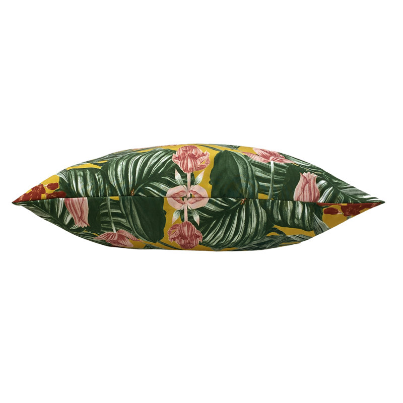 Indoor / Outdoor Floral Square Cushion, 70cm H x 70cm W