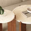 Table basse style français avec pieds en teck-106616806