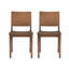 Chaise d'appoint en bois massif Arieli-1290061908