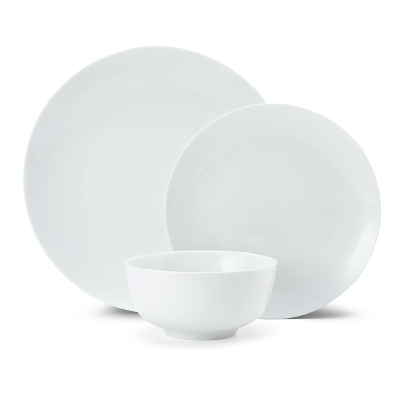 Mikasa Chalk Porcelain Dinner Set, White