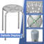 Brander Steel Accent Stool
