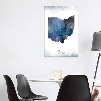Ohio State Bluish - Wrapped Canvas Painting