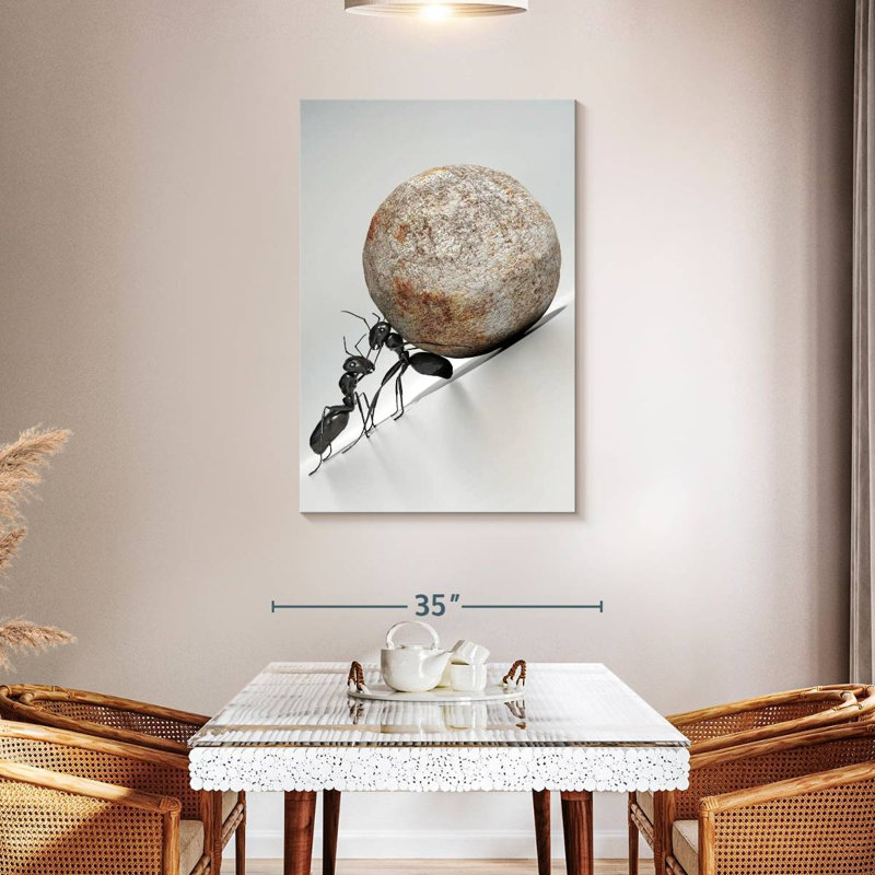 Brampt Black Ant Teamwork, 45" H x 30" W