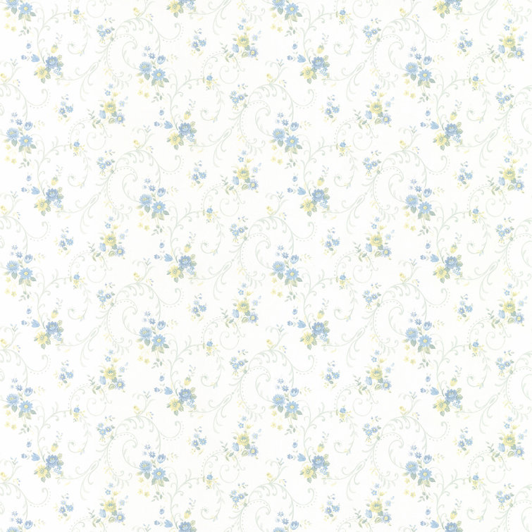 Pretty Prints Rhiannon Floral Trail Wallpaper Roll