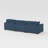4 - Piece Upholstered Navy Corduroy Modular Sectional Sofa with Pillow Back and Removable Ottoman-92818383-87307125