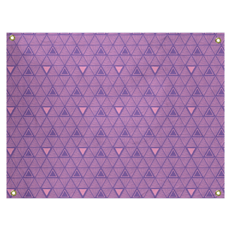 Tapisserie, H 26 po x l 36 po, Mauve / Rose