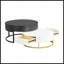 Tables basses gigognes modernes à plateau relevable avec 2 tiroirs