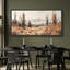 Paysage d'automne - impression sur toile encadrée de décorations murales surdimensionnées-111653955-111653954