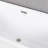 Kingston Brass Aqua Eden 51-Inch Acrylic Oval Double Ended Freestanding Tub With Drain-104561547
