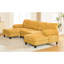 Canapé modulaire en U en chenille de 103,5 po avec double méridienne, poches de rangement et coussins d'accoudoirs pour le salon-130464375