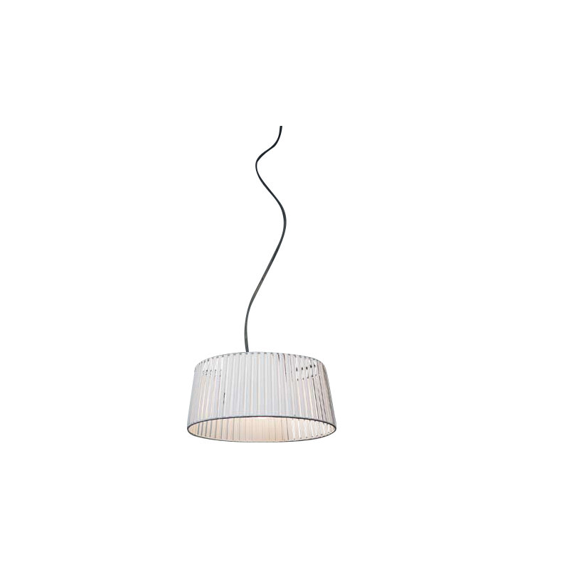 Ribbon 1 - Light Pendant, Black, Matte White, 84.6" H x 23.6" W x 23.6" D
