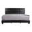 Stylish Black Contemporary Queen Bed-23480365