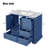 36'' Single Bathroom Vanity With Ceramics Top-991158022