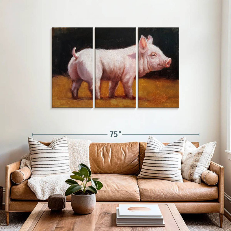 Brampt Wilbur, 36" H x 57" W