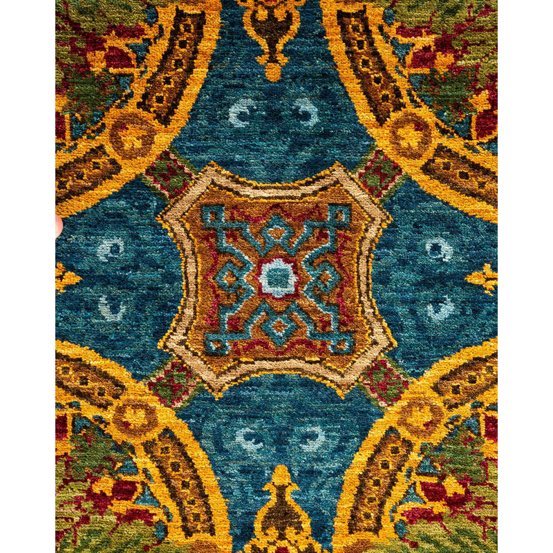 Suzani One-of-a-Kind 8' 2" X 10' 6" Hand Knotted Area Rug