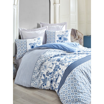 Cotton Floral Duvet Cover