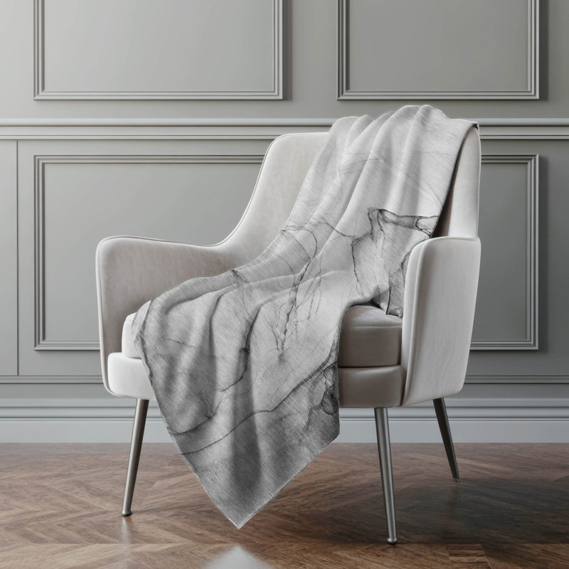 Jeté en sherpa Addison, Gris