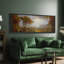 «Autumnal Serenity Landscape Sunset Over Wilderness», reproduction encadrée-96074470-111664894
