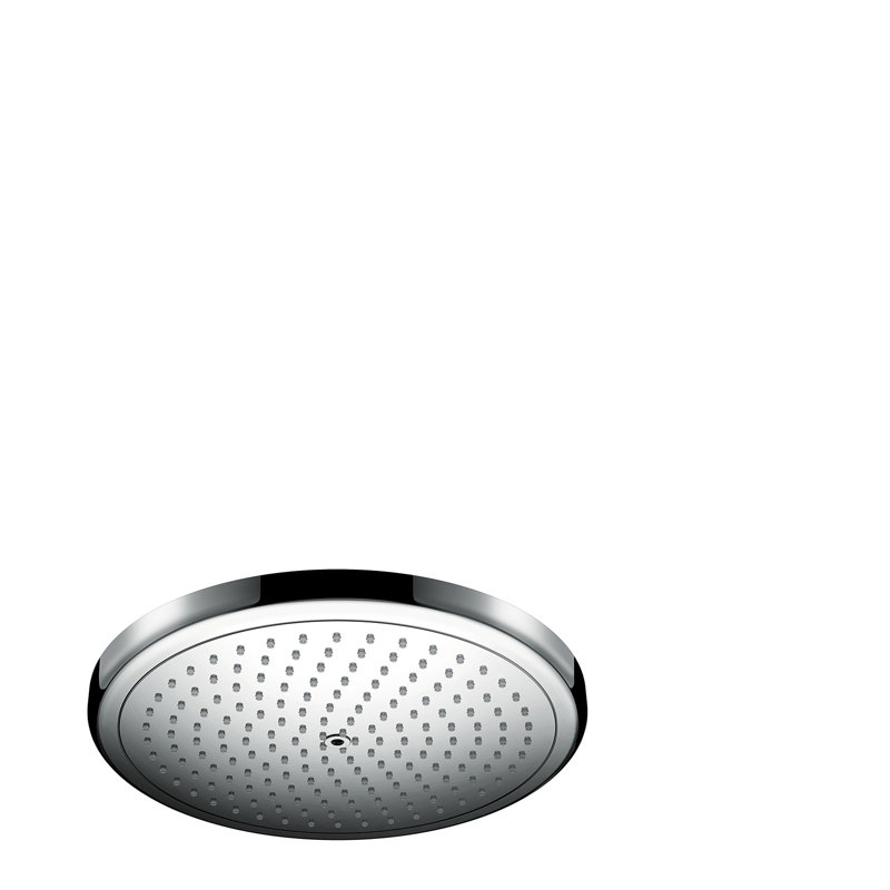 Croma Low Flow Modern Rain Fixed Shower Head, Chrome