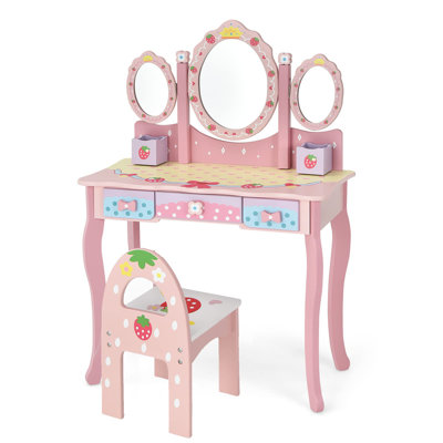 Kids Vanity Set with Mirror