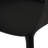 Azalea Chair Outdoor Use - Weather , Material, Stylish Curve, Black Polypropylene, 23In D, 21.5In W, 33In H, 12.26Lb Wt Chair Azalea, Resistance, 22.65In Depth, 21.86In Width, 33.36In Height,