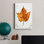 " Autumn Leaf Study I "