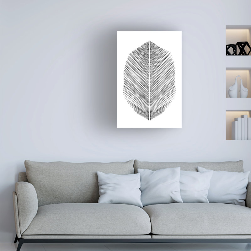 Plume sur toile