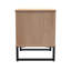 Turah 2 Drawer Bedside Cabinet (Ready Assembled)-1076758999