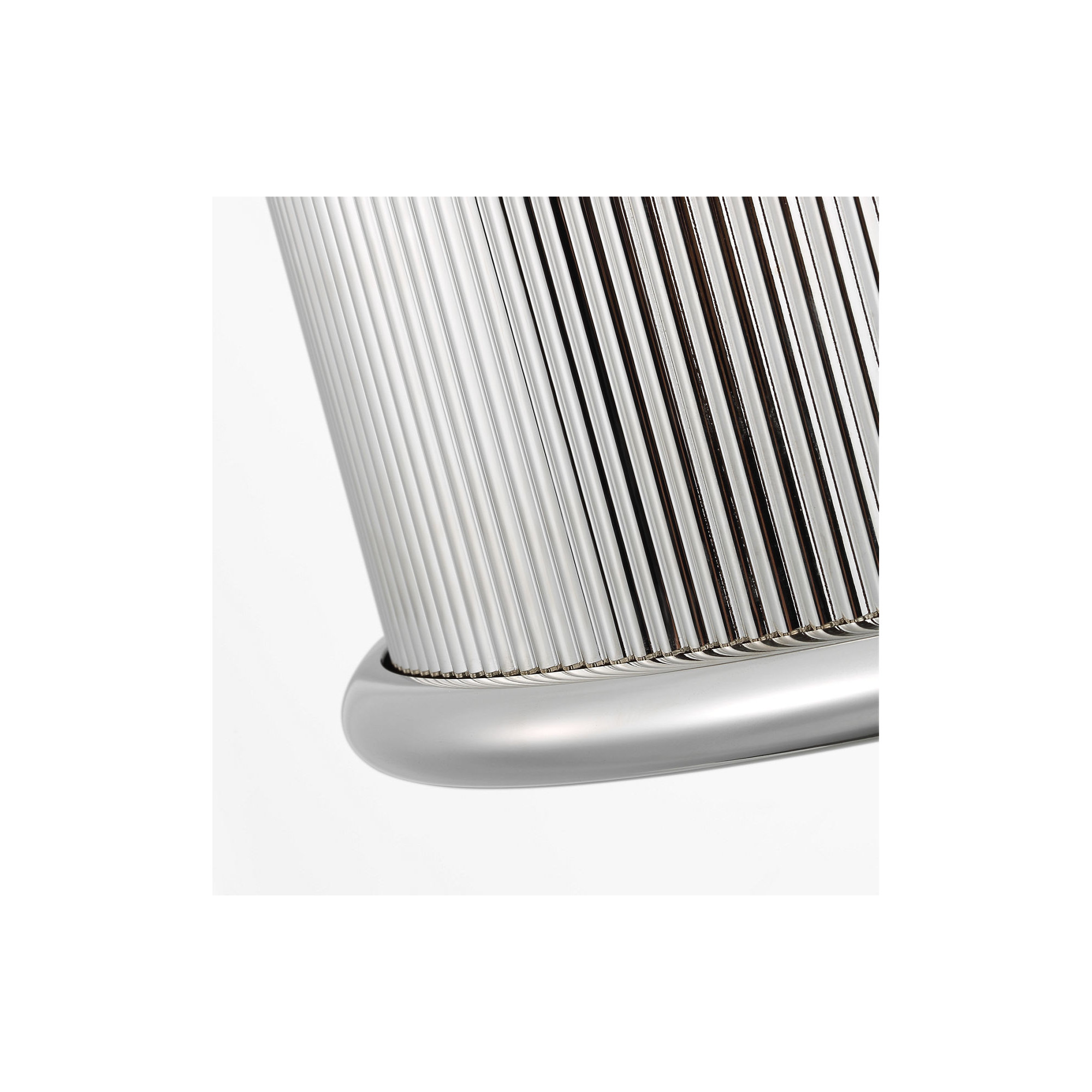 Rigsby Flush Mount, Polished Nickel, 6" H x 14" W x 14" D