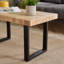 Macau Industrial Solid Wood and Metal Coffee Table-1998987683