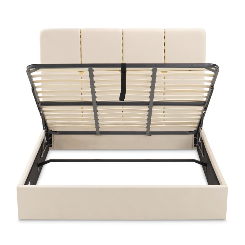 Zennia Velvet Bed, Queen