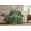 1 couverture légère en duvet synthétique double / grand avec garniture de satin vert-119336117-119336120