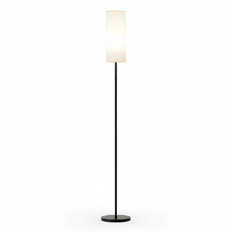 Floor Lamps For Living Room, 64" Modern Floor Lamp With Remote Control And Stepless Dimmable Colors Temperature & Brightness, Standing Lamps For Living Room Bedroom Office, 9W Bulb Included