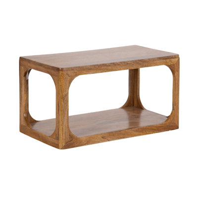 Floating Mango Wood Side Table