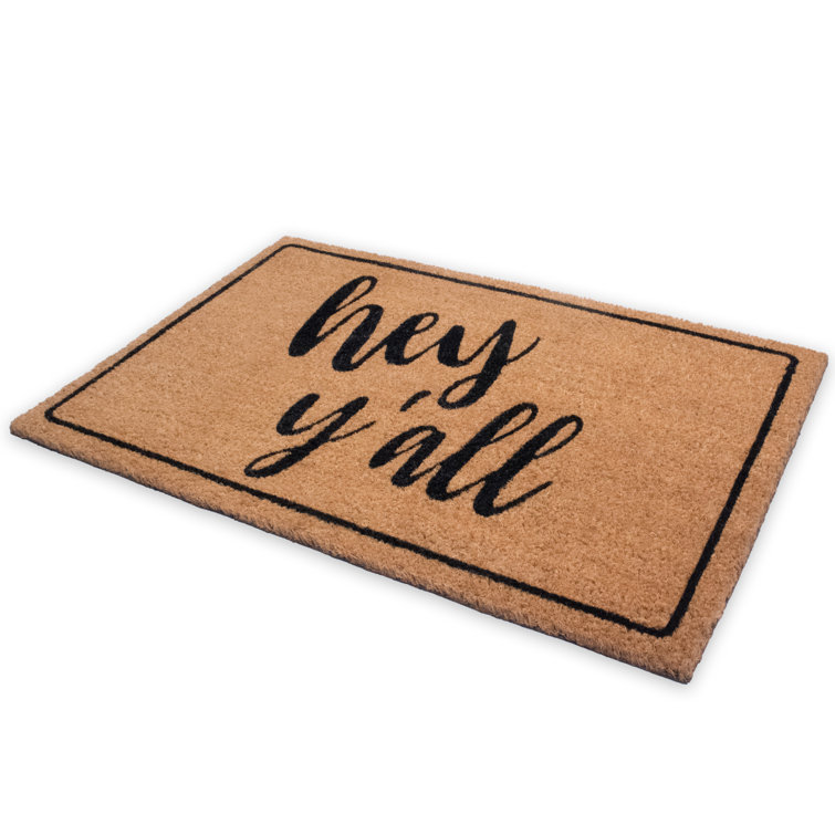 Welcome Y'all Door Mat