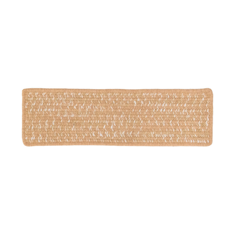 Tapis d'escalier en laine Abdrew Monterey, Beige