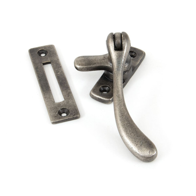 Peardrop Fastener Door Accessory, Pewter